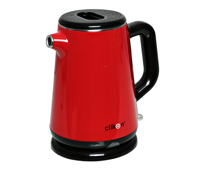 Clikon CK5110 1.5L Glass Electric Kettle - Red - Zoom Image 1