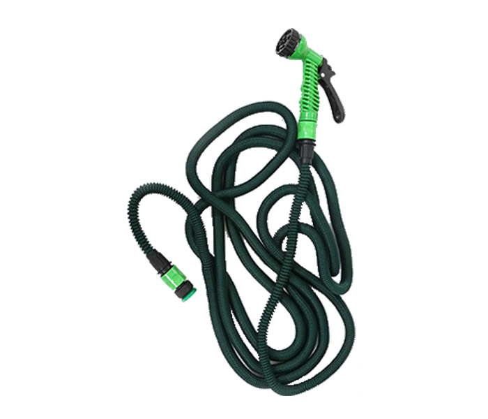 Delcasa DC1193 Multi Function Water Saving Spray Gun - 15m, Green - Zoom Image