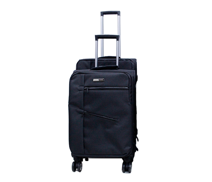 Parajohn PJTR2002B Trolley Bag Set of 2 Pieces - Black - Zoom Image