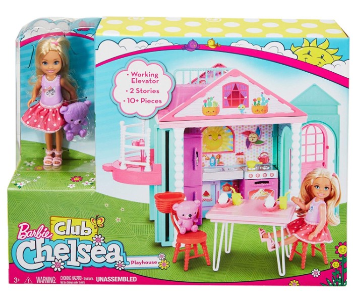 Barbie DWJ50 Club Chelsea Playhouse Doll Assorted - Zoom Image 4