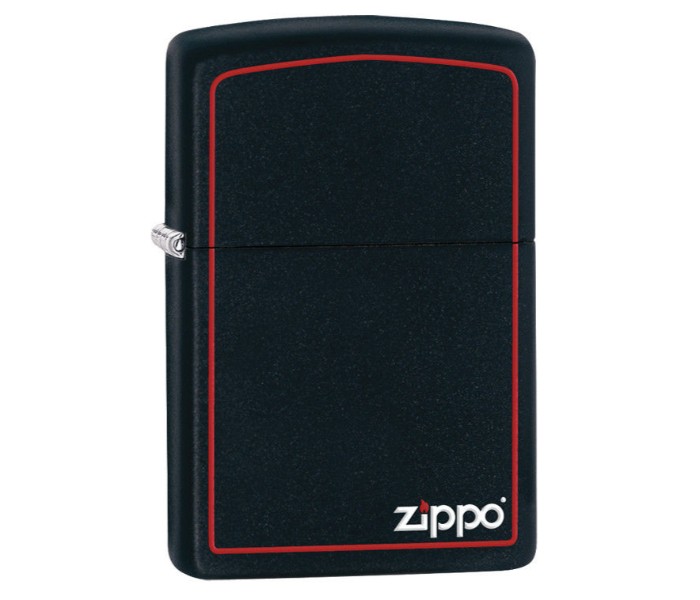 Zippo 218ZB -720060182 Zip Border Lighter Black - Zoom Image 2