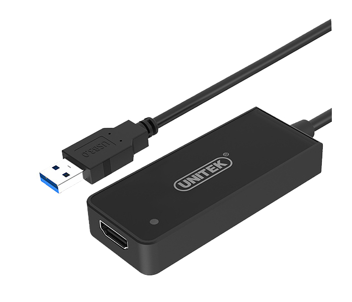 Unitek Y-3702 USB3.0 to HDMI Converter - Black - Zoom Image 4