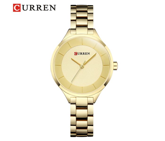 Curren 9015 Casual Fashion Watches For Women Gold - Zoom Image