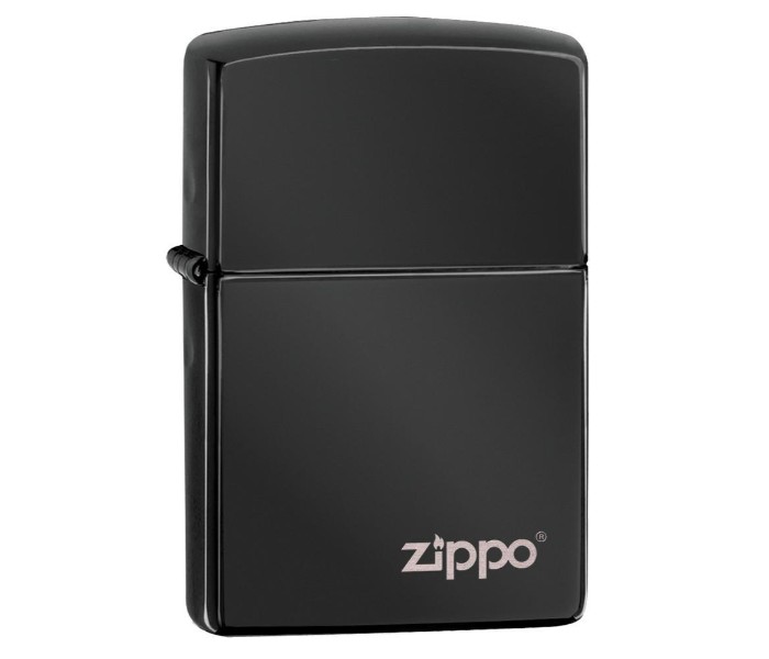 Zippo 24756ZL Logo Lasered Lighter Black - Zoom Image 3