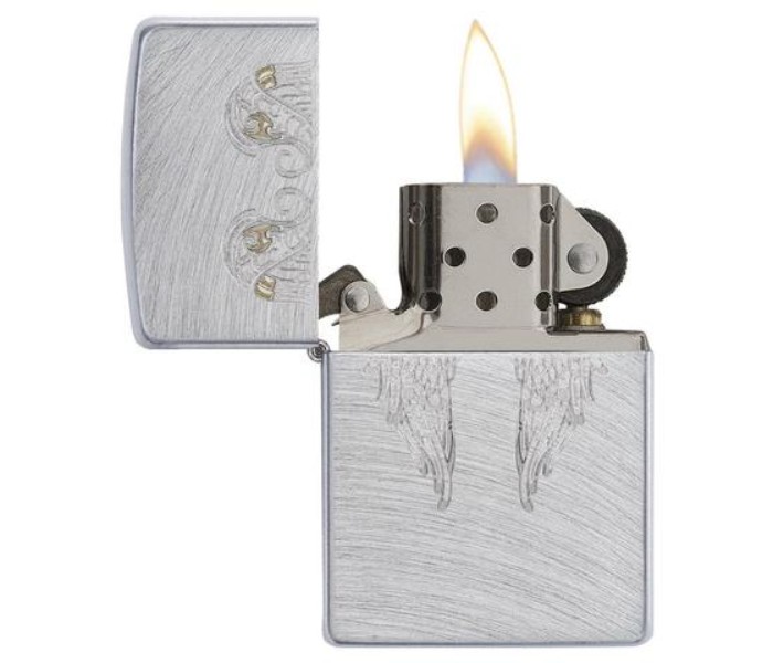 Zippo 29069 Angel Wings Lighter Silver - Zoom Image 2