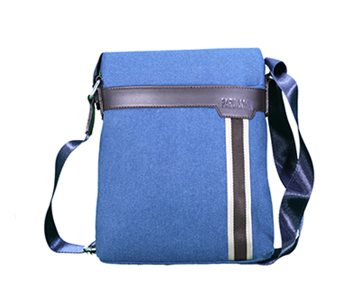 Para John PJSHB9309 Army Bay Canvas Shoulder Bag - Sky Blue - Zoom Image