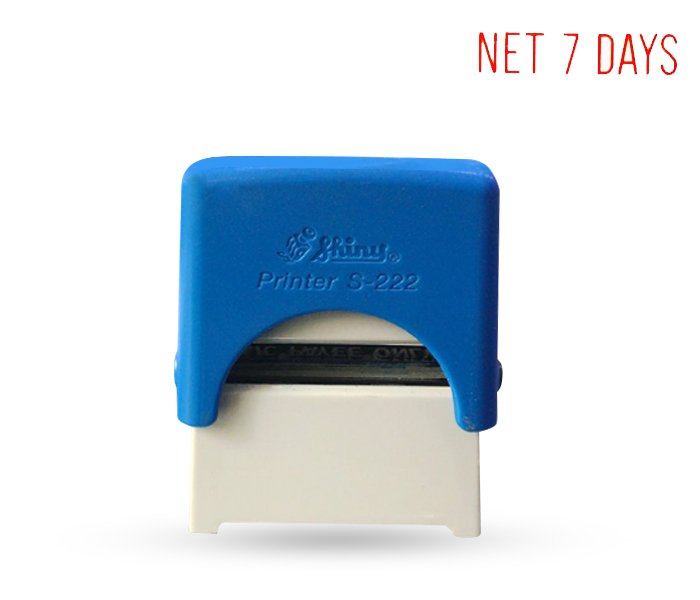 Shiny STN03 NET 7 DAYS Self-Inked Readymade Stamp - Zoom Image