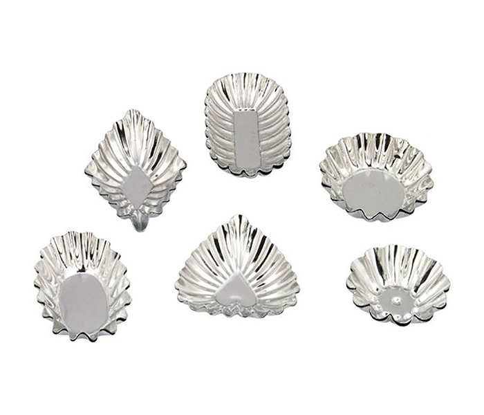 Prestige PR795 12 Pieces Tart Moulds Set, Silver - Zoom Image 2