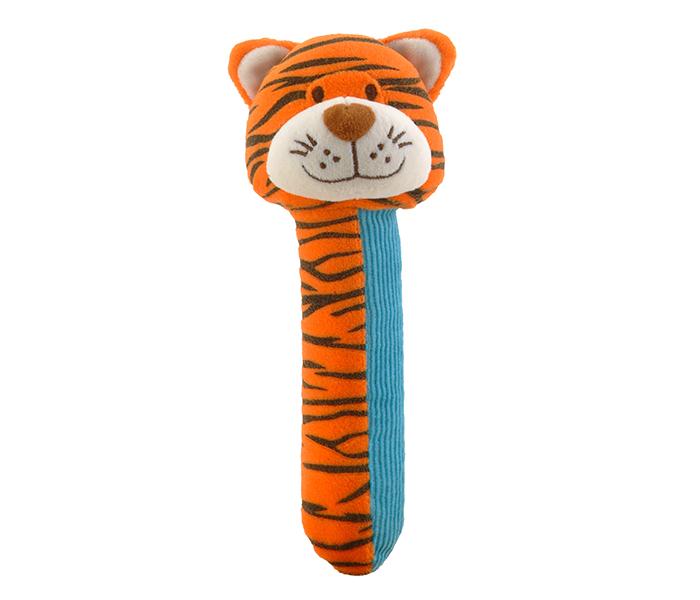 Fiesta Crafts T-2728 Squeakaboo Tiger Orange & Blue - Zoom Image