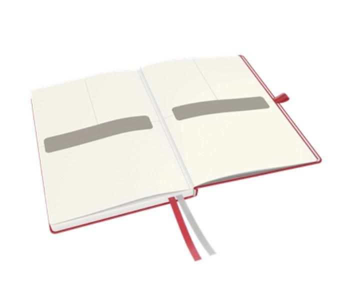 Leitz 4478-00-25 A5 Ruled Notebook  Red - Zoom Image 3