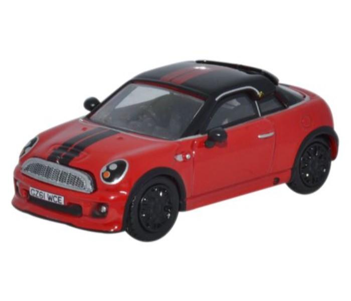 Oxford 76MC003 Mini Coupe Chilli Black, Red - Zoom Image