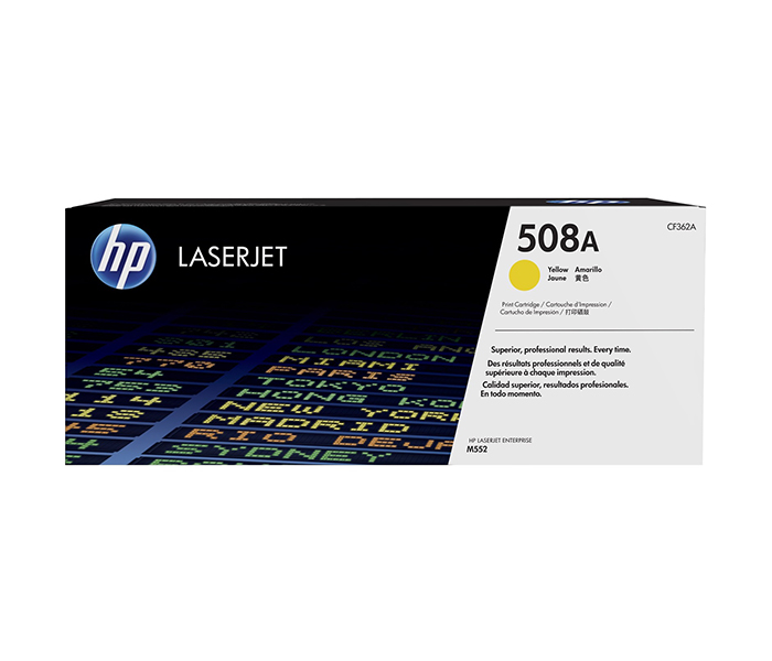 HP 508A Original LaserJet Toner Cartridge - Yellow (CF362A) - Zoom Image