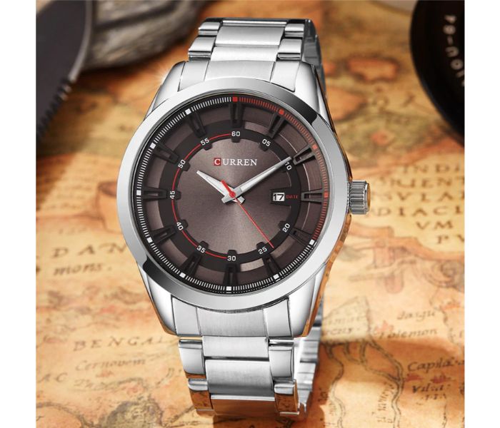 Curren 8246 Analog Quartz Watch For Men Black - Zoom Image 1