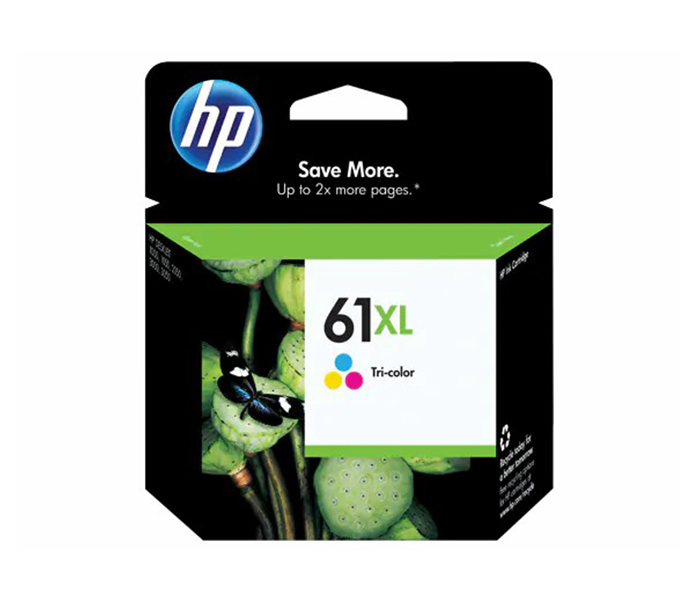 HP 61XL High Yield InkJet Cartridge - Tri-Color - Zoom Image