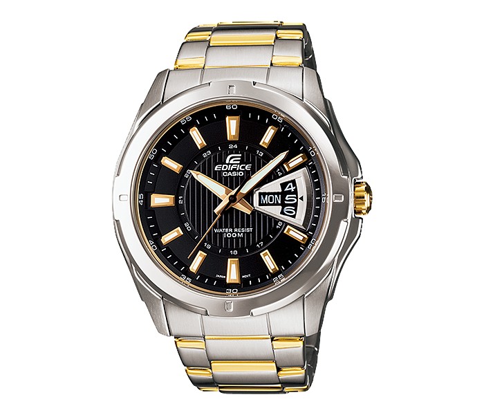 Casio Edifice EF-129SG-1AVUDF Mens Analog Watch Silver and Gold - Zoom Image