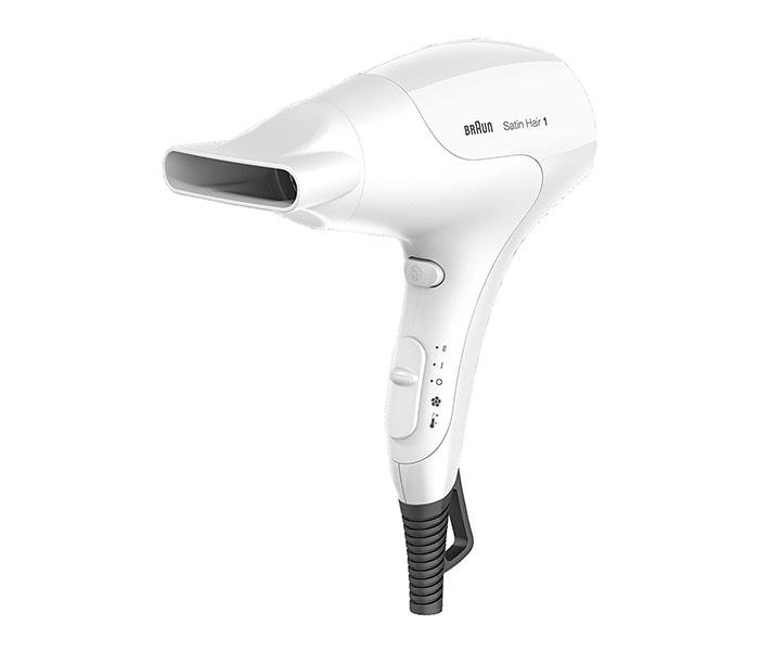 Braun HD180 Satin Hair 1 Power Perfection Hair Dryer - White - Zoom Image 1