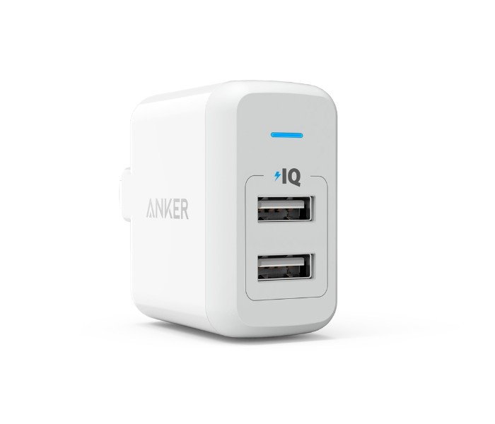 Anker A2021 Powerport 2 USB Charger White - Zoom Image