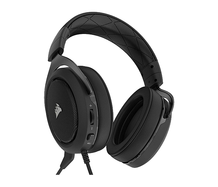 Corsair CA-9011170-NA HS50 Stereo Gaming Headset - Carbon - Zoom Image 2