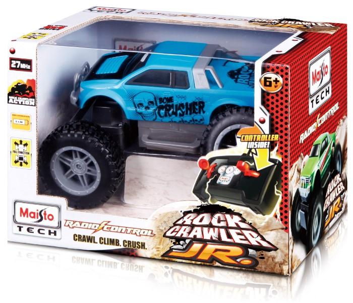 Maisto Tech 81162 (Bpc) Remote Control Rock Crawler JRW with Batteries & Charger Blue & Black - Zoom Image