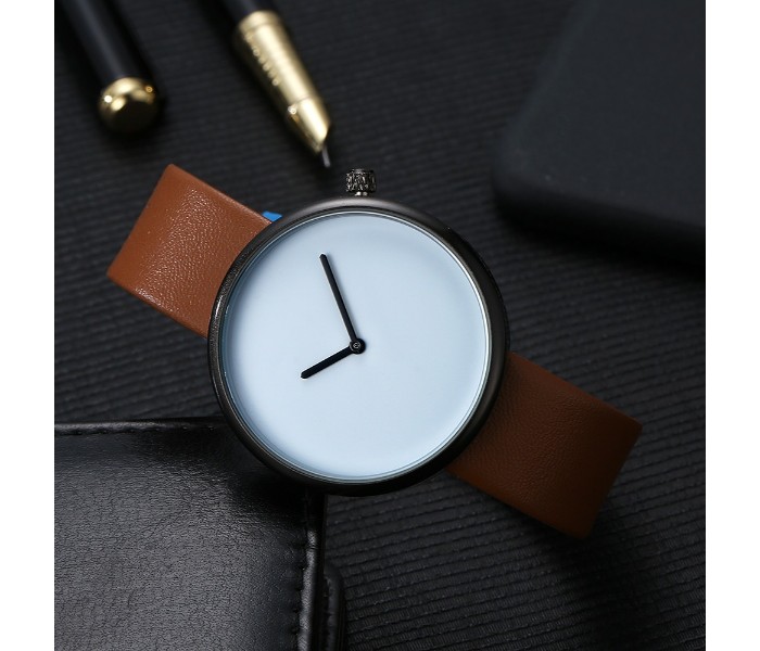 Tomi TM-0784 maglo faxes genuine quality Leather Band Wrist Watch Unisex - Zoom Image