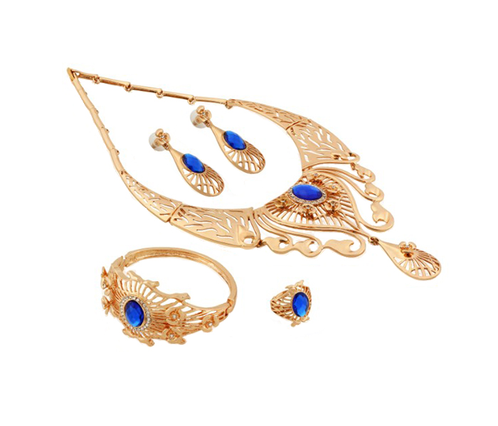 Summer Style 18k Gold Plated Necklace Set with Stone 61154152 - Zoom Image 2