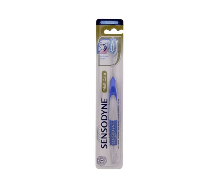 Sensodyne N13985065A MultiCare Medium Toothbrush White/Blue 2 Pieces - Zoom Image