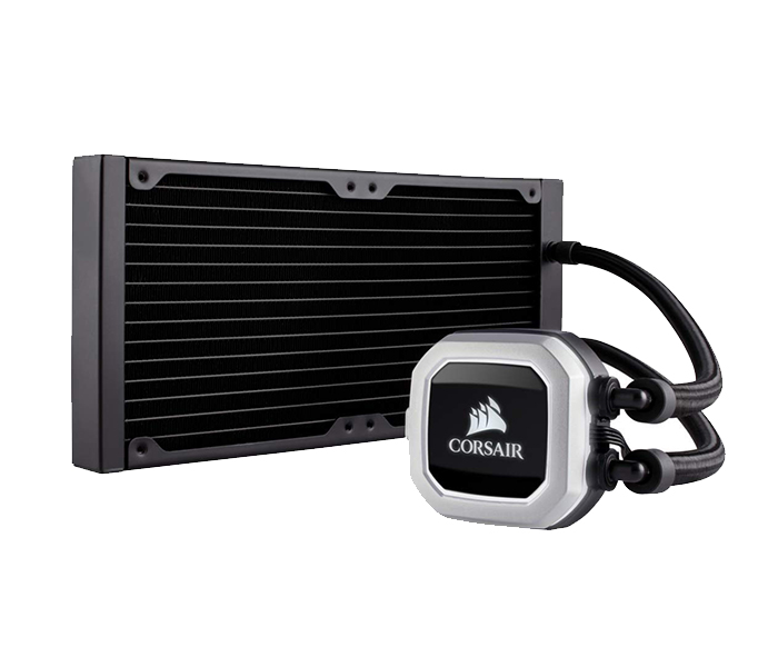 Corsair CW-9060032-WW Hydro Series H115i Pro RGB 280mm Liquid CPU Cooler - Black - Zoom Image 1