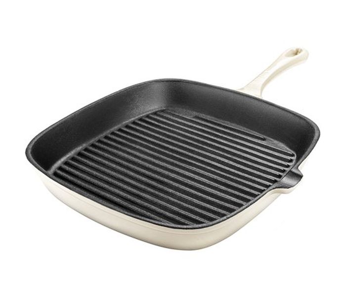 Lamart LT1064 23CM Cast Iron Frypan - Cream - Zoom Image