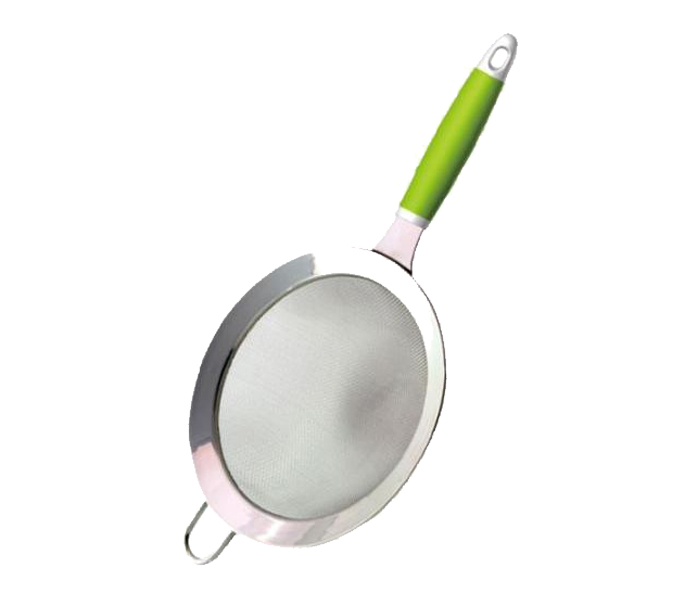 Royalford RF6335 20cm Strainer - Silver & Green - Zoom Image