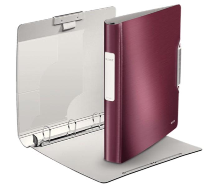 Leitz 4245-00-28 4DR Ring Binder Garnet Red - Zoom Image 1