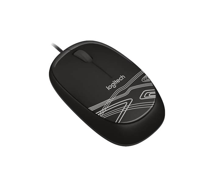 Logitech 910-002943 M105 USB Wired Mouse - Black - Zoom Image 2