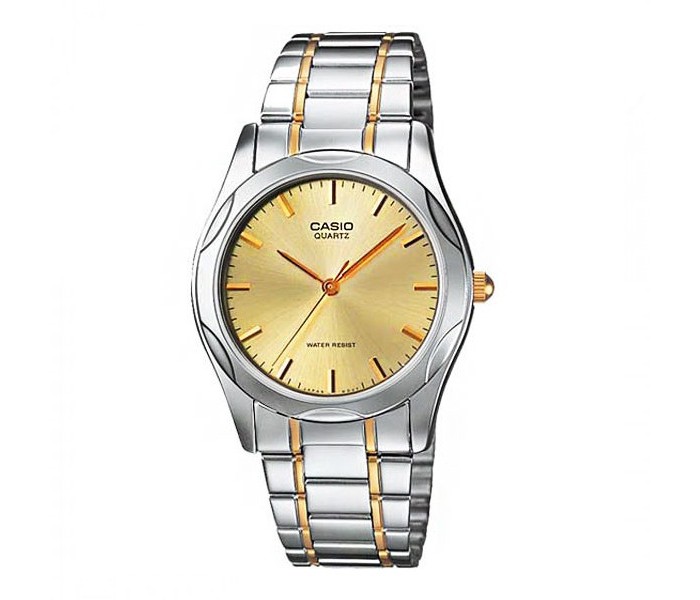 Casio MTP-1275SG-9ADF (CN) Mens Analog Watch Silver and Gold - Zoom Image