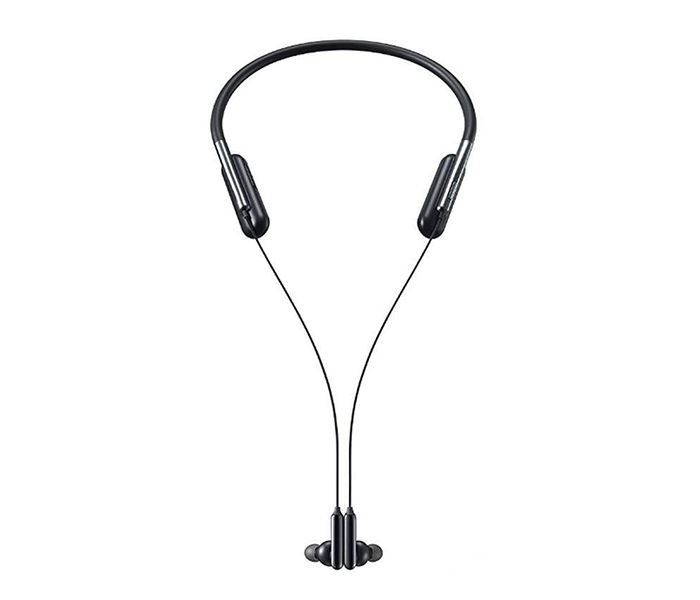 U Flex Bluetooth Neckband Highbass In-Ear Headset With Mic - Black - Zoom Image 2