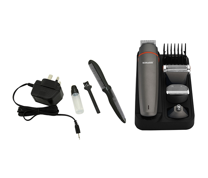 Sonashi Shc-1014 6 In 1 Hair Clipper, Grey - Zoom Image 2