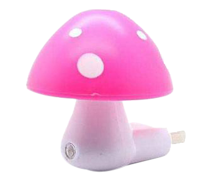 Zen New Fashionable Mushroom Design LED Night Lamp - Pink - Zoom Image