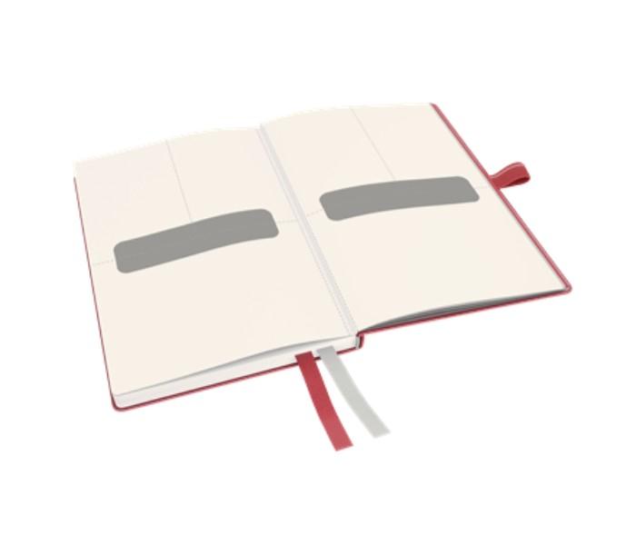 Leitz 4480-00-25 A6 Ruled Notebook  Red - Zoom Image 1