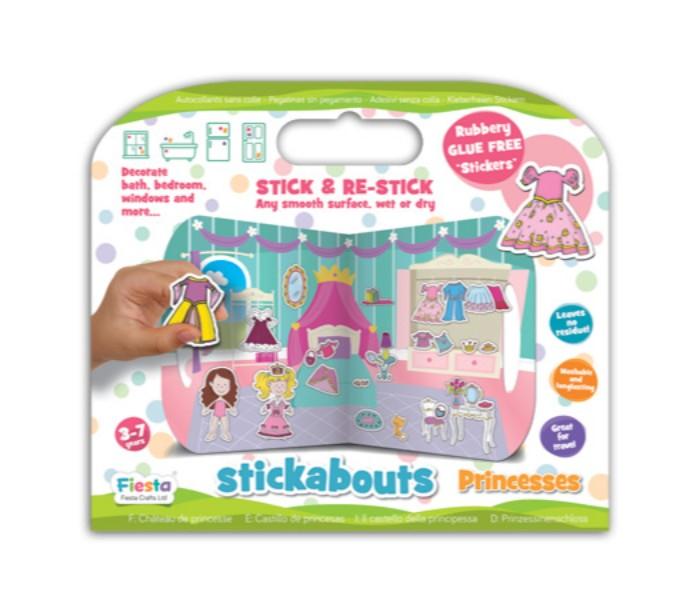 Fiesta Crafts T-2824 Princess - Stickabouts Assorted - Zoom Image 2