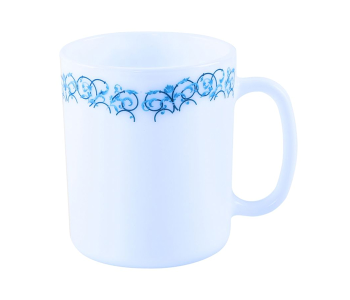 Royalford RF8527 Opalware Coffee Mug - White & Blue - Zoom Image 1