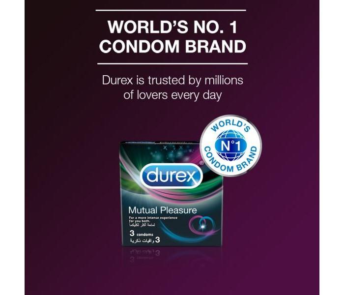 Durex Condoms 3 Pcs - Mutual Pleasure - Zoom Image 1