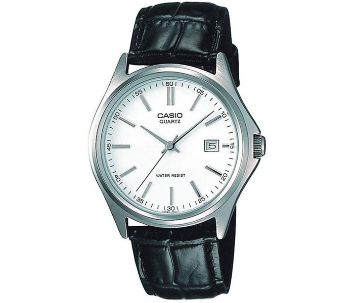 Casio MTP-1183E-7ADF Mens Analog Watch Black and White - Zoom Image