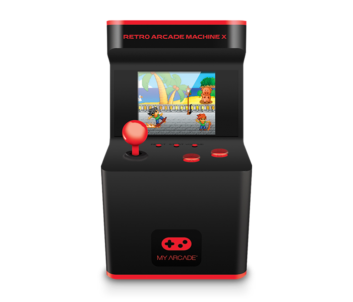 My Arcade DGUN-2593 2.5-inch Retro Arcade Machine X with 300 Games - Black - Zoom Image 1