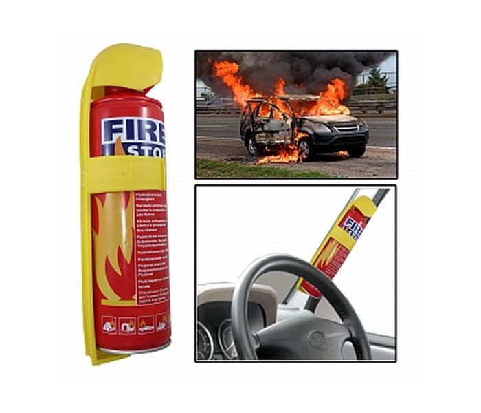 1000ml Fire Stop Car Fire Extinguisher With Stand - Zoom Image 1