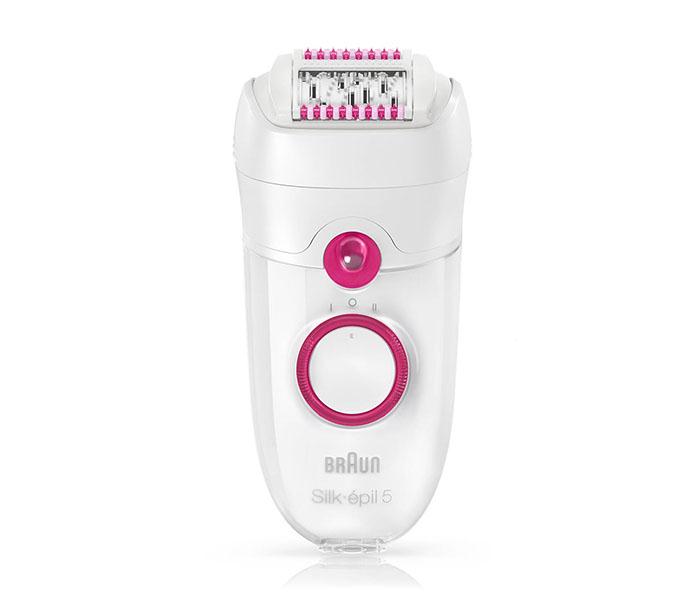 Braun SE 5380 Legs & Body Cordless Epilator with Cooling Glove - White & Pink - Zoom Image 3