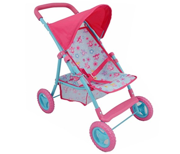 Dolls World 8185 56cm Dolls Stroller Pink and Blue - Zoom Image 2