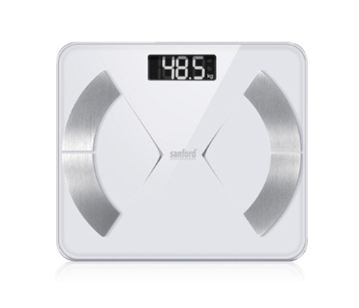 Sanford SF1524FPS Blutooth Body Flat Monitor Scale - Glass  - Zoom Image