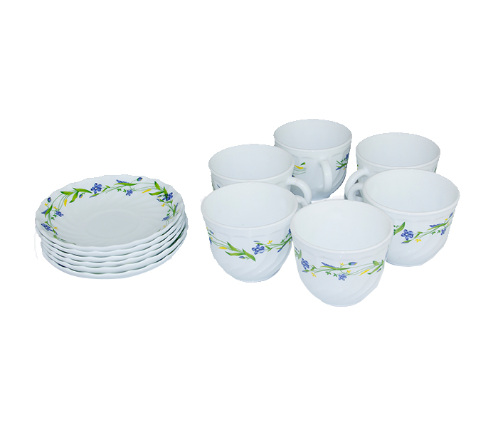 Lucca Cripper 12 Pieces Opel Cup & Saucer Set - Zoom Image 1