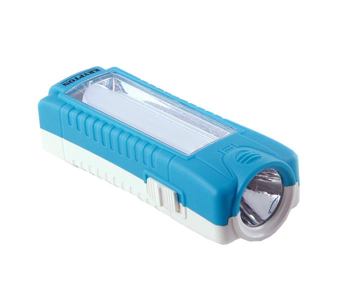 Krypton KNE5053 Rechargeable LED Torch with Emergency Lantern - White & Blue - Zoom Image 1