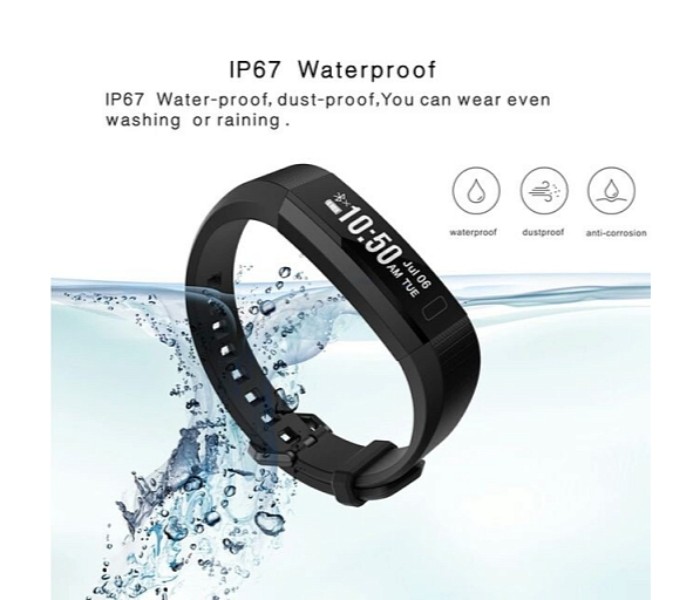 Smart Band Fitness Tracker With Activity and Heart Rate Measurement , Waterproof with Auto tracking Y13 Multicolor - Zoom Image 4