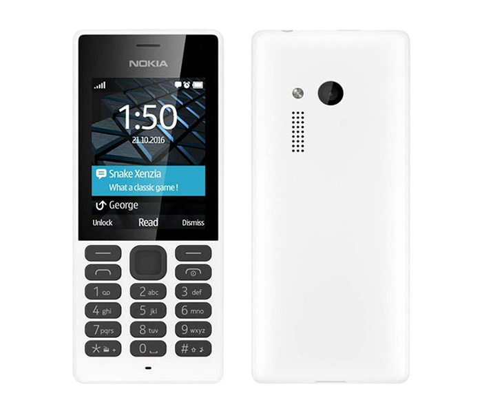 Nokia 150 0.3MP Camera Dual Sim Mobile Phone - White - Zoom Image 2