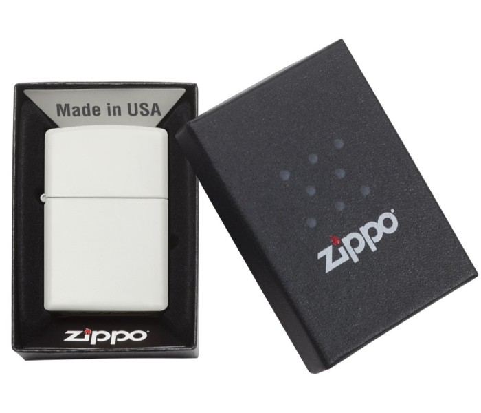 Zippo 214 Regular Lighter White - Zoom Image 4